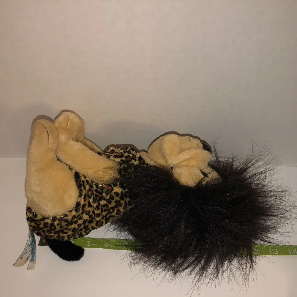 CAVEMAN DOG Kitty Kat Lion The Adam's Family Theme Animated Singing Plush 2009
